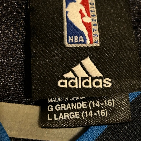 Adidas NBA Dallas Mavericks Josh Howard Basketball Jersey Size Youth Large 14-16 - Picture 2 of 4